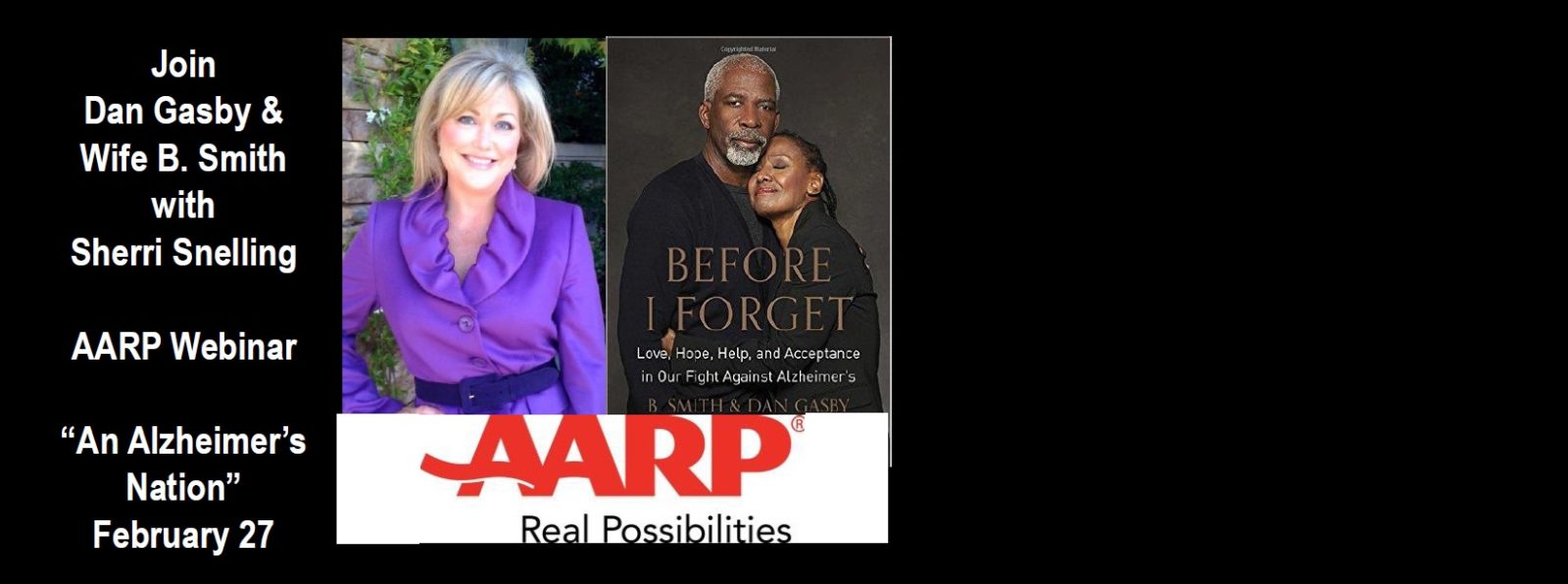AARP Webinar – Caregiving Conversation with Dan Gasby and B. Smith
